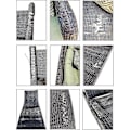 Miniatyrbillede 4 af 5: Flet Reparationssæt 37m 120ft Flet Reparationsartikler To-tonet Gradient Mørkebrun med Lysebrune Striber Plast Rattan Materiale til Patio Stol Repai Brown