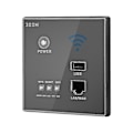 Miniatyrbillede 1 af 5: 300 Mbps Indbygget Trådløs Router AP Adgangspunkt WiFi Router LAN Netværk Switch WiFi AP Router Med WPS Kryptering USB Stik Sort Grey