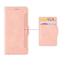 Pikkukuva 3 / 5: Samsung Galaxy Z Fold5 -nahkakotelo, jossa korttipaikat ja kynäpidike Pink