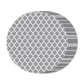 Miniatyrbillede 1 af 5: 10 stk. runde reflekterende klistermærker, anti-fade, anti-scratch, plastik, reflekterende klistermærke til cykel White