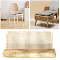 Miniatyrbillede 3 af 5: 1 rulle imiteret-rattan net dekorative fletningsprojekter, der laver simuleret rattan-vævningsbånd 40cm