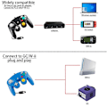 Miniatyrbillede 2 af 4: Ledningsforbundet Controller til Gamecube Nintendo Wii med Vibrationsfunktion