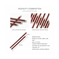 Miniatyrbillede 3 af 5: 12 stk Professionel Træ Lip Liner Pen Vandfast Eyeliner Blyant Dame Charmerende Kvinders Makeup Lang