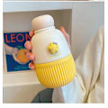 Miniatyrbillede 1 af 2: 250ml Mini Kawaii Termos i Rustfrit Stål til Skole, Kontor, Termiske Kopper til Kvinder, Gave Yellow