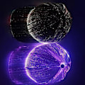 Miniatyrbilde 2 av 5: Fiberoptisk Caps LED-hatt med 7 farger Lysende Baseball Caps USB Ladbar Lysende Hatt Selv Party LED-hatt Egnet for Arrangementer Ferie white