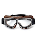 Pikkukuva 1 / 5: Nahka-Goggles Vintage Moottoripyörälasit Vintage Moottoripyörälasit Retro Jet Kypärälasit 5