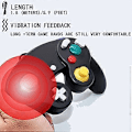 Miniatyrbillede 4 af 4: Ledningsforbundet Controller til Gamecube Nintendo Wii med Vibrationsfunktion