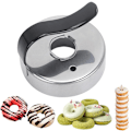 Miniatyrbilde 1 av 5: Donutform med håndtak i rustfritt stål, fondantkakeform, muffinsform, bakeutstyr, kjøkkenutstyr