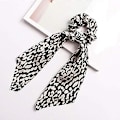 Pikkukuva 4 / 5: 3 kpl Silk Scrunchies Leopard Joustavat Hiusharjat Scrunchie