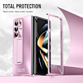 Pikkukuva 4 / 5: Samsung Galaxy Z Fold5 5g -integroitu Ag Matte -taittuva matkapuhelinkotelo kynälokerolla Pink