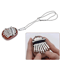 Miniatyrbillede 2 af 4: Mini Kalimba 8 Taster Klaver Fantastisk Lyd Finger Keyboard Musikinstrument