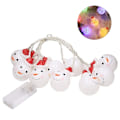 Miniatyrbillede 1 af 4: LED Snemand Lys LED Garland Lysstreng Julepynt Til Hjemmet Colorful