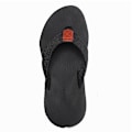 Miniatyrbilde 1 av 5: Hernesandaler for menn, Hurtig tørkende flip-flop-slides, vått grep på sålene, myk komfortabel passform og hvelvstøtte black 39