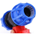 Miniatyrbillede 2 af 5: 20 mm MDPE PE Kuglehane, MUFFE, Vandrørs Kompressionsfitting MDPE PE Vandrørs Plast Kompressionsreduceringsfitting MUFFE 20 x 20 mm Hunadapter (