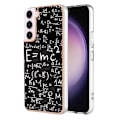 Pikkukuva 1 / 5: Samsung Galaxy S23 5g:lle sähköpinnoitettu marmori kaksoispuolinen Imd-matkapuhelinkotelo Equation
