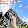 Pikkukuva 4 / 5: Paksuuntunut Magic Cleaning Cloth, Mikrokuitu Lasinpuhdistusliinat, Uudelleenkäytettävät Puhdistusliinat 10Pcs 20 x 30 cm