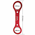 Pikkukuva 3 / 4: Wrench Cycling Repair Bottom Bracket Bicycle Removal Wrench Bike Spanner Tool New Black