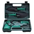Pikkukuva 2 / 5: 5/10 kpl Puutarhatyökalusetti Liukumaton kahva Puutarhakäsityökalusetti kantolaukulla puutarhanhoidon ystäville Green 5 piece set