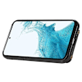 Miniatyrbild 2 av 5: Samsung Galaxy S23+ Fodral Rfid Blockering Mobiltelefon Skal Stativ Tpu+pu Läder Skal Black