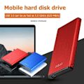Miniatyrbilde 5 av 5: HURRISE YD0018 Bærbar Ekstern Harddisk - 2 TB - Blå - USB 3.0