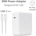 Pikkukuva 1 / 5: 30W 61W 87W USB-C Virtalähde Laturi Type-C Macbook Pro Air Kannettava Tietokone Mac 30w