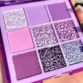 Miniatyrbillede 5 af 5: Øjenskygge Raspberry Sauce Lilla Ni Farver Lysne Øjne Modifikation Polariseret Diamant Lilla Scene Makeup Palette