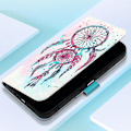Miniatyrbillede 5 af 5: For Samsung Galaxy A05s 3D Maleri Vandret Flip Læder Mobiltelefon Etui Color Drop Wind Chimes