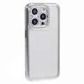 Pikkukuva 3 / 5: iPhone 13 Pro Max -kotelo, jossa strassit, pehmeä TPU-puhelinkuori Silver