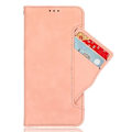 Miniatyrbilde 4 av 5: Skinnveske for Samsung Galaxy Z Fold5 med kalveskinnstekstur, kortspor og pennholder Pink