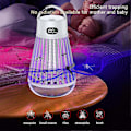 Miniatyrbilde 3 av 5: 2024 Zappify 2.0 Myggfanger, USB-ladbare Bærbar Zapper NY white