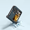Miniatyrbilde 5 av 5: Abeel For Oppo Find N3 Flip 5g Hinge Protection Case Ekte Ku Lær Bakdeksel Green