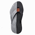 Miniatyrbillede 1 af 5: Mænds Strand-Sandaler, Hurtigtørrende Flip-Flop Slides, Vådt Greb Sål, Blød Komfortpasform & Buestøtte black and grey 43