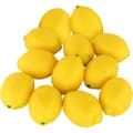 Realistiska citrondekorationer, 12-pack, verklighetstrogen köksfrukt