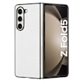 Miniatyrbilde 3 av 5: Tilbakedeksel for Samsung Galaxy Z Fold5 med krokodille-tekstur White
