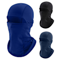 Miniatyrbillede 2 af 4: Vintercykel Balaclava Full Face Cover Termisk Varmer Cykelhætte Hat Cap Royal Blue