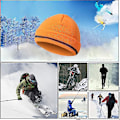 Miniatyrbillede 5 af 5: Mænds Vinter Beanie Hat Varmt Strikket Cuffed Plain Toboggan Ski Skull Cap