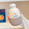 Miniatyrbillede 1 af 3: 250ml Mini Kawaii Termos i Rustfrit Stål til Skole, Kontor, Termiske Kopper til Kvinder, Gave Grey