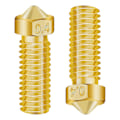 Miniatyrbilde 1 av 4: 3D-printerdeler Ekstruderdyse Messing Kobber Hotend Dyser 30 stk 0,2/0,3/0,4/0,6/0,8/1,0 mm for Creality CR-6 SE 3D-printer 1,75 mm Filament 6 stk Rengjør