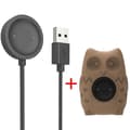Laddningskabel Magnetisk USB-klocka Strömförsörjningsadapter för Mibro Watch X1 A1 Brown
