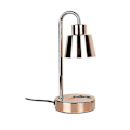 Miniatyrbillede 1 af 5: Elektrisk Stearinlysfusion Bordlampe Retro Stearinlysvarmelampe Sikker Stearinlysfusion Varmer Lys Dæmpningskontakt Til Soveværelsesdekoration Black Gold