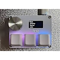 Miniatyrbild 5 av 5: Sayodevice Osu O3c Snabbavtryck Hall-brytare Magnetiska Linjära Brytare Tangentbord Med Knapp Och Skärm, Kopiera Klistra In, Snabbkommando, Makro Hotswap Mini Tangentbord 3 key white