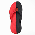 Miniatyrbilde 1 av 3: Hernesandaler for menn, Hurtig tørkende flip-flop-slides, vått grep på sålene, myk komfortabel passform og hvelvstøtte black and red 44