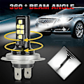 Miniatyrbilde 5 av 5: 4X H7 LED-frontlys for nærlys 60000LM 6000K 220W Kald hvit