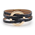 Miniatyrbillede 1 af 3: Læderarmbånd til kvinder 2022 Mode Armbånd & Armringe Elegant Multilayer Bredt Wrap Armbånd Kvindelige Smykker Gave Color pattern