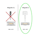 Miniatyrbillede 2 af 5: Apple Macbook Magsafe 2 oplader, 45 W - kompatibel med Macbook Air