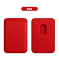 Miniatyrbillede 1 af 5: Jaster MagSafe Wallet Læder Kompatibel Til Iphone 14 13 12 11 Pro Max Xr Xs Max 7 8 Plus RFID Kort Holder Med MagSafe Magnet Red