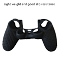 Miniatyrbillede 3 af 5: PS4 Controller Skin Grip Cover Case Sæt Beskyttende Blød Silikon Gel Gummi Skal & Anti-Slip Thumb Stick Caps-Non-slip sort-