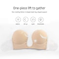 Pikkukuva 3 / 5: Olkaimettomat rintaliivit, selkämyksettömät push-up-rintaliivit, itseliimautuvat rintaliivit, näkymättömät rintaliivit Nude Color-B Cup