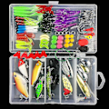 Miniatyrbilde 2 av 3: Multifunksjonelt Fiskeagn Kunstig Svømmeagn Fiskehake 106 Pcs set Frog
