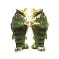 Miniatyrbilde 1 av 3: Unisex Simulerte 3D Fisk Tøfler Sommer Morsomme Mote Flip Flops For Utendørs Green 24-25
